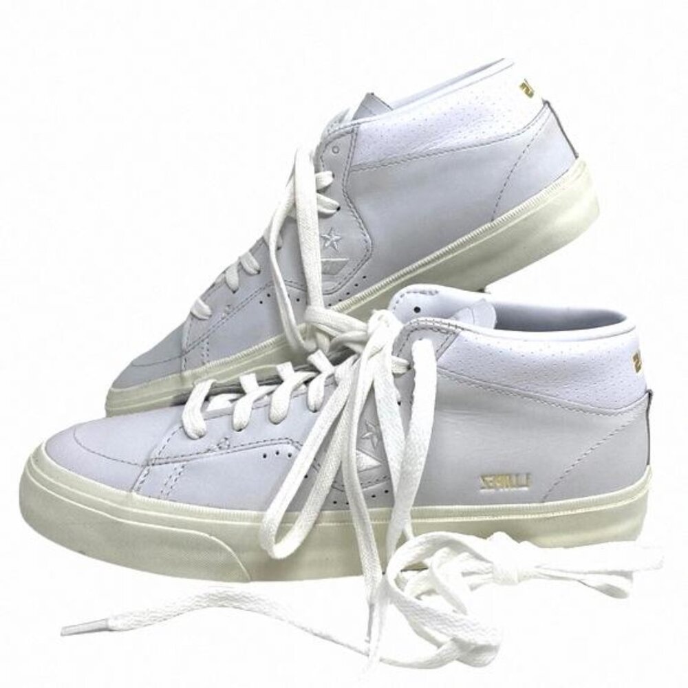 Converse CONS Louie Lopez Pro Mid Top White Women 171984C Sneakers Size Leather
